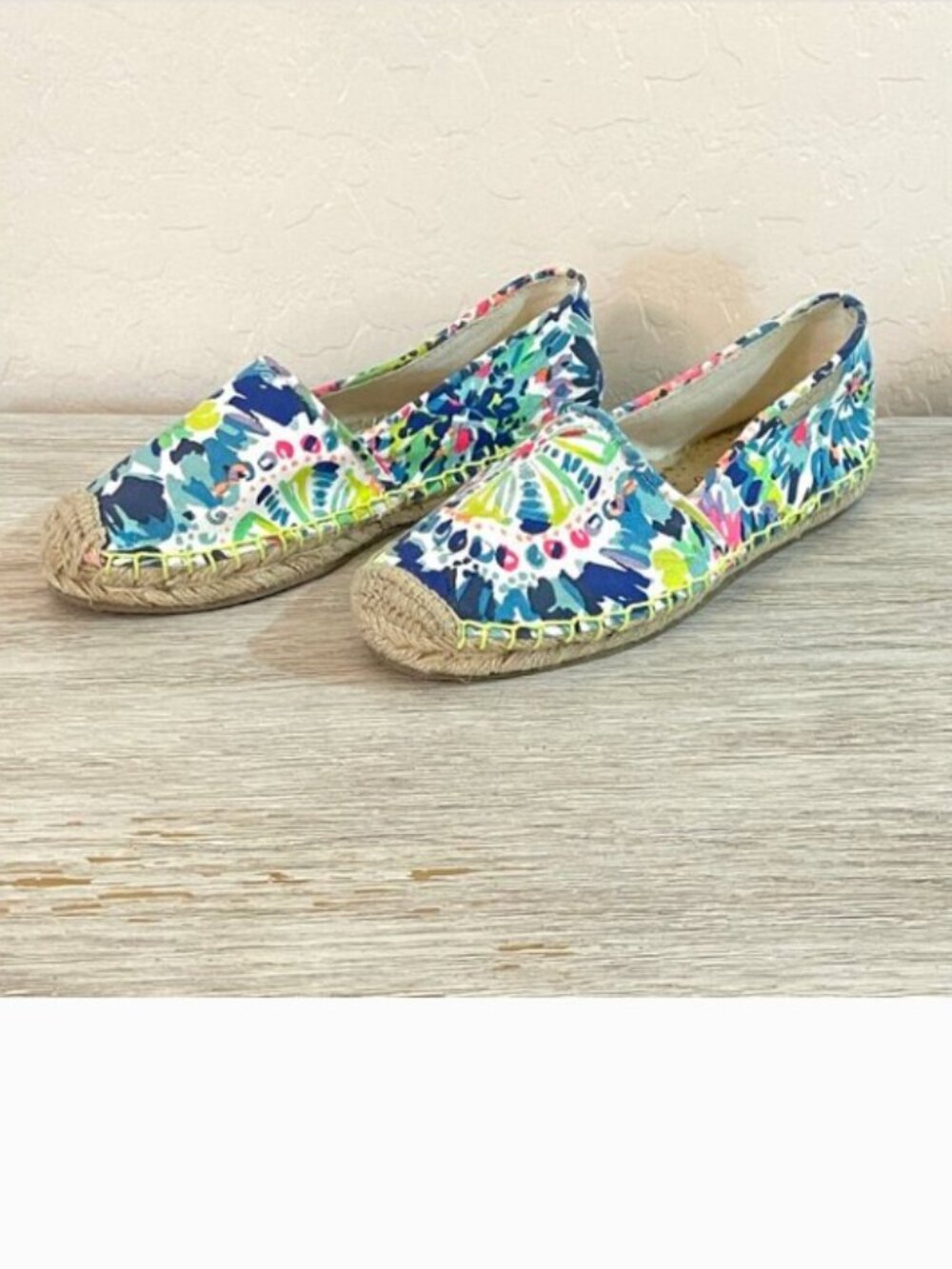 Lilly Pulitzer Shoes Lia Espadrille Slip On Multi Dive In Canvas 6